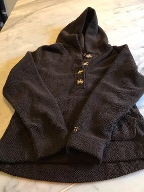 Avalanche Brown Hooded Zip-Up Sweater